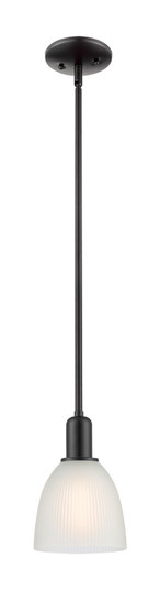 Arcadia One Light Mini Pendant in Matte Black (405|716-1S-BK-G381)