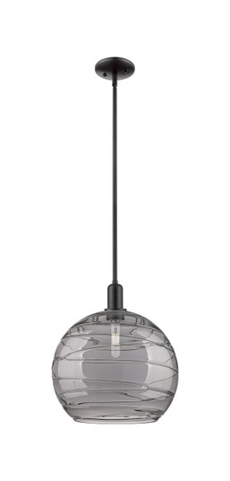 Arcadia One Light Mini Pendant in Matte Black (405|716-1S-BK-G1213-14SM)
