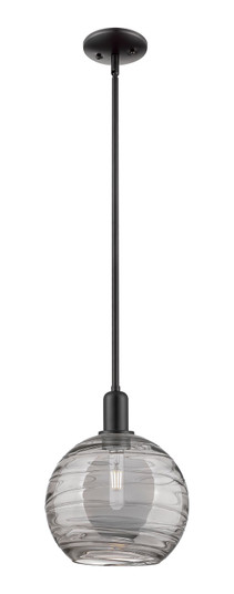 Arcadia One Light Mini Pendant in Matte Black (405|716-1S-BK-G1213-10SM)