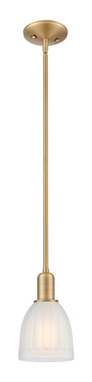 Arcadia One Light Mini Pendant in Brushed Brass (405|716-1S-BB-G441)