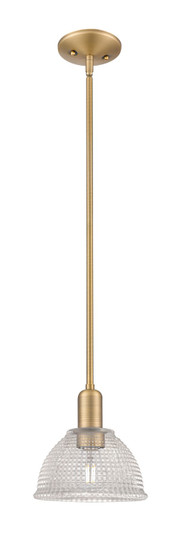 Arcadia One Light Mini Pendant in Brushed Brass (405|716-1S-BB-G422)