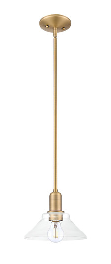 Arcadia One Light Mini Pendant in Brushed Brass (405|716-1S-BB-G132)