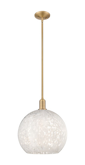 Arcadia One Light Mini Pendant in Brushed Brass (405|716-1S-BB-G1216-14WM)
