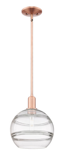 Arcadia One Light Mini Pendant in Antique Copper (405|716-1S-AC-G556-10CL)