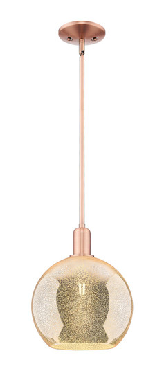 Arcadia One Light Mini Pendant in Antique Copper (405|716-1S-AC-G128-10)