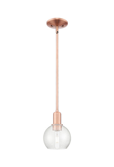 Arcadia One Light Mini Pendant in Antique Copper (405|716-1S-AC-G124-6)