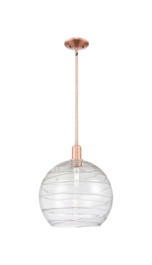 Arcadia One Light Mini Pendant in Antique Copper (405|716-1S-AC-G1213-14CL)