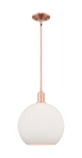 Arcadia One Light Mini Pendant in Antique Copper (405|716-1S-AC-G121-12)