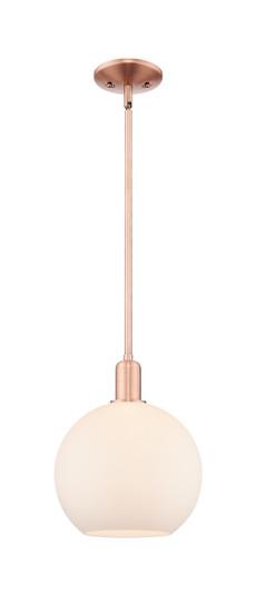 Arcadia One Light Mini Pendant in Antique Copper (405|716-1S-AC-G121-10)