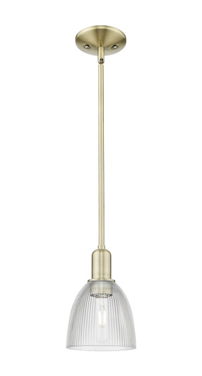 Arcadia One Light Mini Pendant in Antique Brass (405|716-1S-AB-G382)