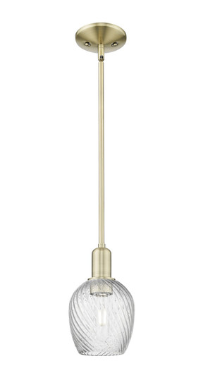 Arcadia One Light Mini Pendant in Antique Brass (405|716-1S-AB-G292)