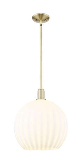 Arcadia One Light Mini Pendant in Antique Brass (405|716-1S-AB-G1217-14WV)