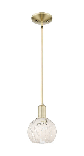 Arcadia One Light Mini Pendant in Antique Brass (405|716-1S-AB-G1216-6WM)