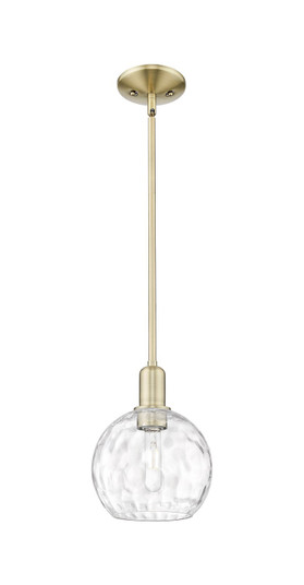 Arcadia One Light Mini Pendant in Antique Brass (405|716-1S-AB-G1215-8)