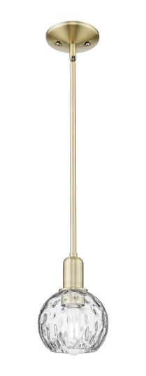 Arcadia One Light Mini Pendant in Antique Brass (405|716-1S-AB-G1215-6)