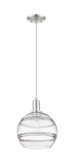 Arcadia One Light Mini Pendant in Brushed Satin Nickel (405|716-1P-SN-G556-10CL)