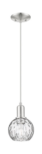 Arcadia One Light Mini Pendant in Brushed Satin Nickel (405|716-1P-SN-G1215-6)