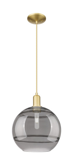 Arcadia One Light Mini Pendant in Satin Gold (405|716-1P-SG-G556-12SM)