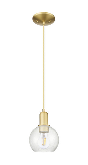 Arcadia One Light Mini Pendant in Satin Gold (405|716-1P-SG-G124-6)