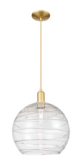 Arcadia One Light Mini Pendant in Satin Gold (405|716-1P-SG-G1213-14CL)
