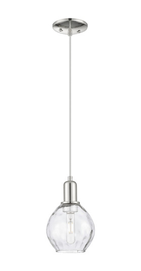 Arcadia One Light Mini Pendant in Polished Nickel (405|716-1P-PN-G362)