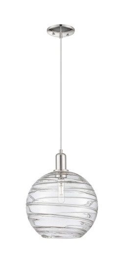 Arcadia One Light Mini Pendant in Polished Nickel (405|716-1P-PN-G1213-12CL)