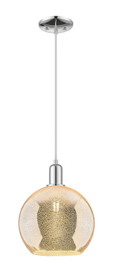 Arcadia One Light Mini Pendant in Polished Chrome (405|716-1P-PC-G128-10)