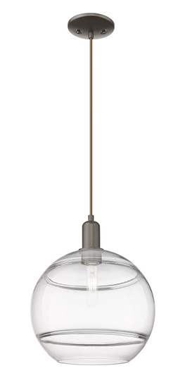 Arcadia One Light Mini Pendant in Oil Rubbed Bronze (405|716-1P-OB-G556-12CL)