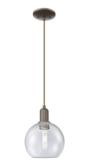 Arcadia One Light Mini Pendant in Oil Rubbed Bronze (405|716-1P-OB-G124-8)