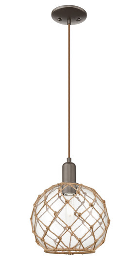 Arcadia One Light Mini Pendant in Oil Rubbed Bronze (405|716-1P-OB-G122-10RB)