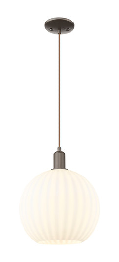 Arcadia One Light Mini Pendant in Oil Rubbed Bronze (405|716-1P-OB-G1217-12WV)