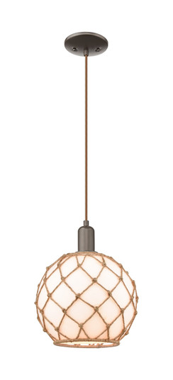 Arcadia One Light Mini Pendant in Oil Rubbed Bronze (405|716-1P-OB-G121-10RB)