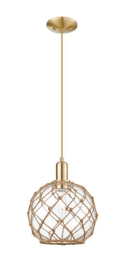 Arcadia One Light Mini Pendant in Champagne Bronze (405|716-1P-CB-G122-10RB)