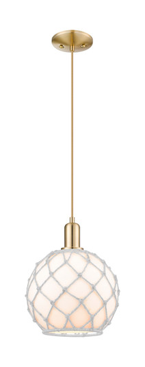 Arcadia One Light Mini Pendant in Champagne Bronze (405|716-1P-CB-G121-10RW)