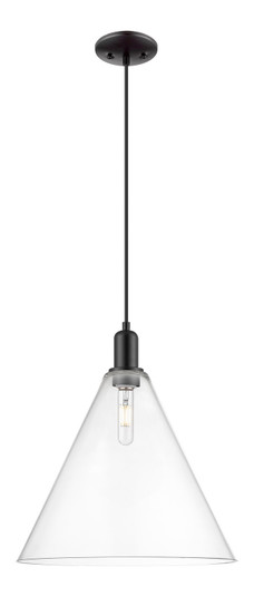 Arcadia One Light Mini Pendant in Matte Black (405|716-1P-BK-GBC-162)