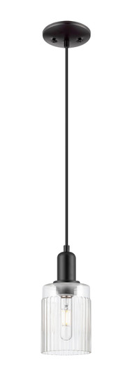 Arcadia One Light Mini Pendant in Matte Black (405|716-1P-BK-G342)