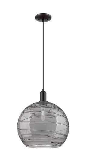 Arcadia One Light Mini Pendant in Matte Black (405|716-1P-BK-G1213-14SM)
