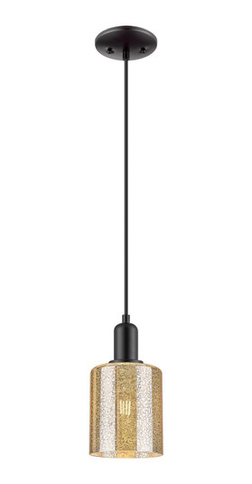 Arcadia One Light Mini Pendant in Matte Black (405|716-1P-BK-G116)