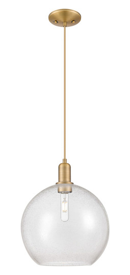 Arcadia One Light Mini Pendant in Brushed Brass (405|716-1P-BB-G124-12)