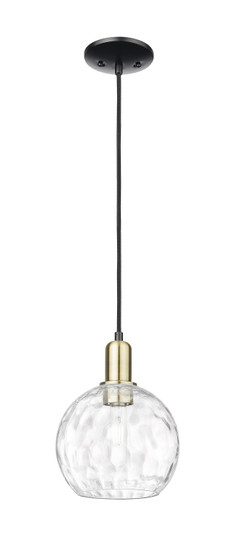 Arcadia One Light Mini Pendant in Black Antique Brass (405|716-1P-BAB-G1215-8)