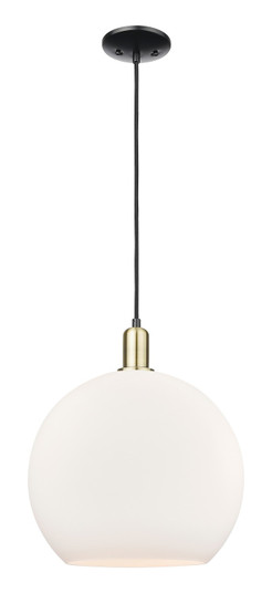 Arcadia One Light Mini Pendant in Black Antique Brass (405|716-1P-BAB-G121-14)