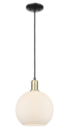 Arcadia One Light Mini Pendant in Black Antique Brass (405|716-1P-BAB-G121-10)