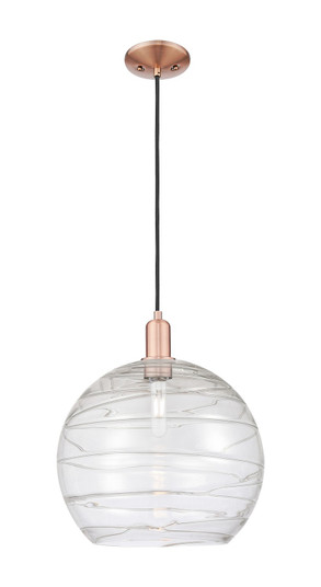 Arcadia One Light Mini Pendant in Antique Copper (405|716-1P-AC-G124-14)