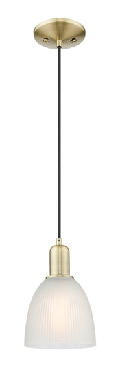 Arcadia One Light Mini Pendant in Antique Brass (405|716-1P-AB-G381)