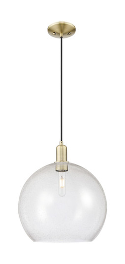 Arcadia One Light Mini Pendant in Antique Brass (405|716-1P-AB-G124-14)