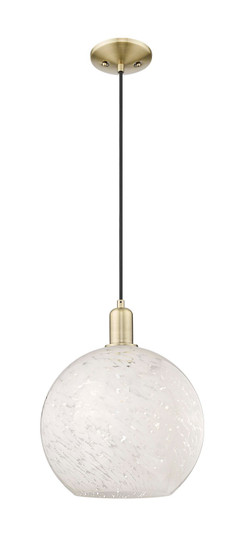Arcadia One Light Mini Pendant in Antique Brass (405|716-1P-AB-G1216-12WM)