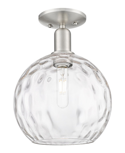 Arcadia One Light Semi-Flush Mount in Brushed Satin Nickel (405|716-1C-SN-G1215-10)
