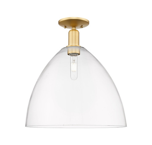 Arcadia One Light Semi-Flush Mount in Satin Gold (405|716-1C-SG-GBD-162)