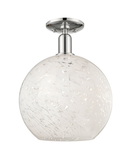 Arcadia One Light Semi-Flush Mount in Polished Nickel (405|716-1C-PN-G1216-12WM)