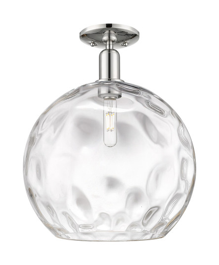 Arcadia One Light Semi-Flush Mount in Polished Nickel (405|716-1C-PN-G1215-14)